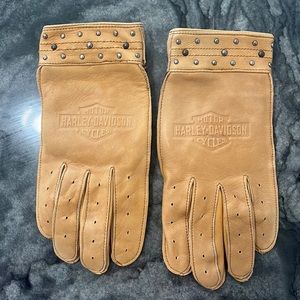 Harley-DavidsonTan Leather Gloves XS